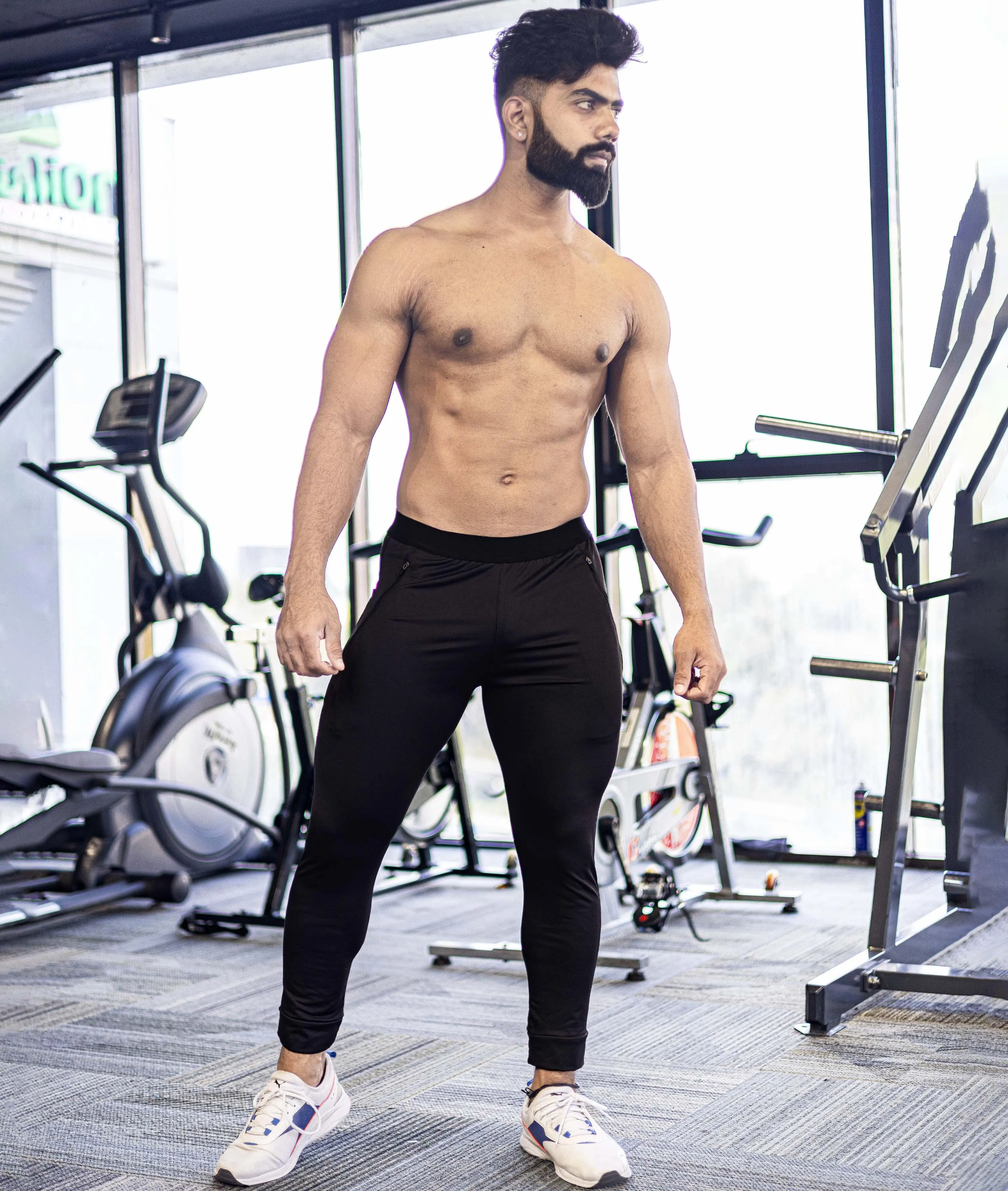 103 Perfection GymX Joggers: Epic Black