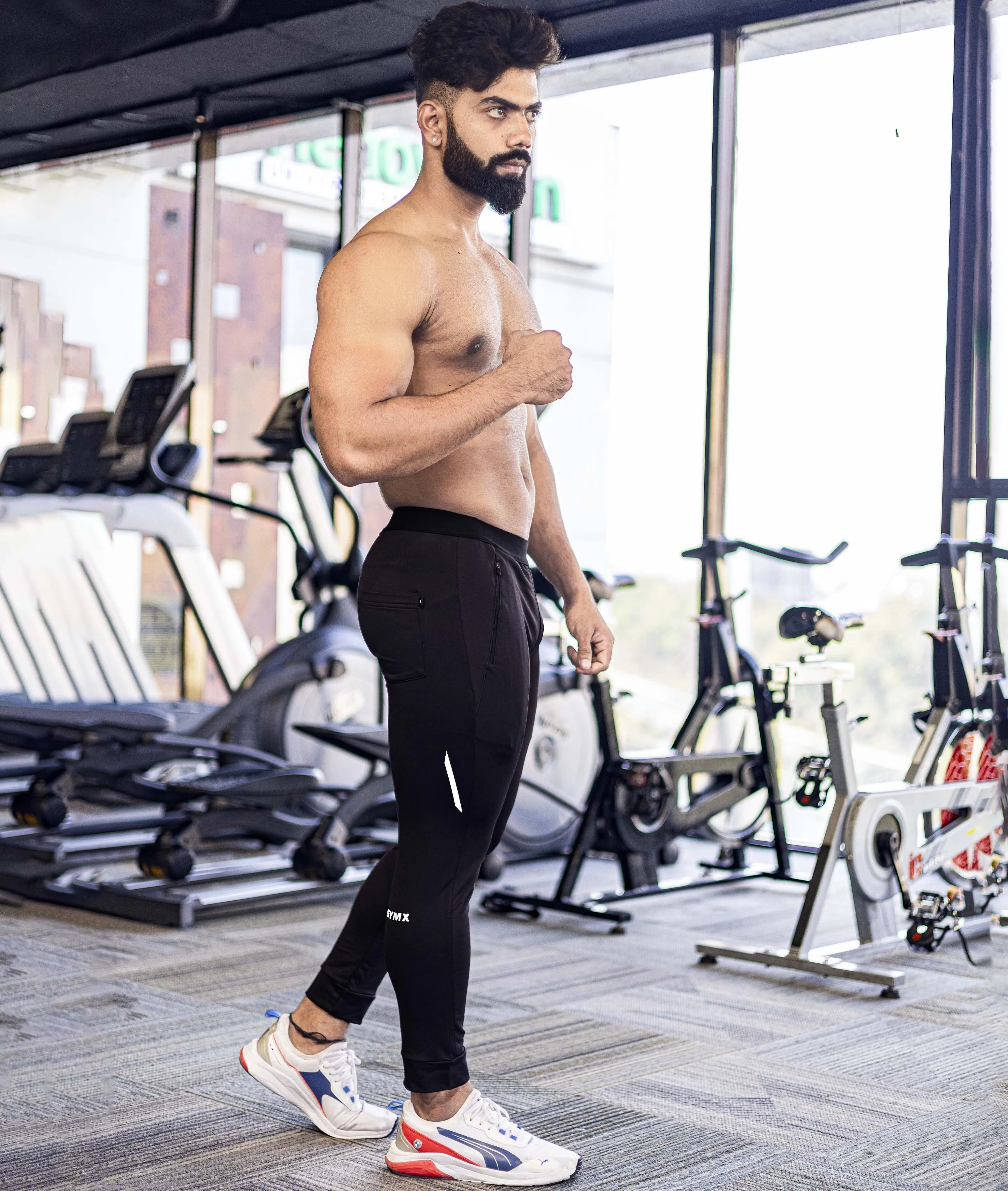 103 Perfection GymX Joggers: Epic Black