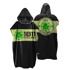 1811 Cycling 2022 CHANGING PONCHO 3.0 Black Green