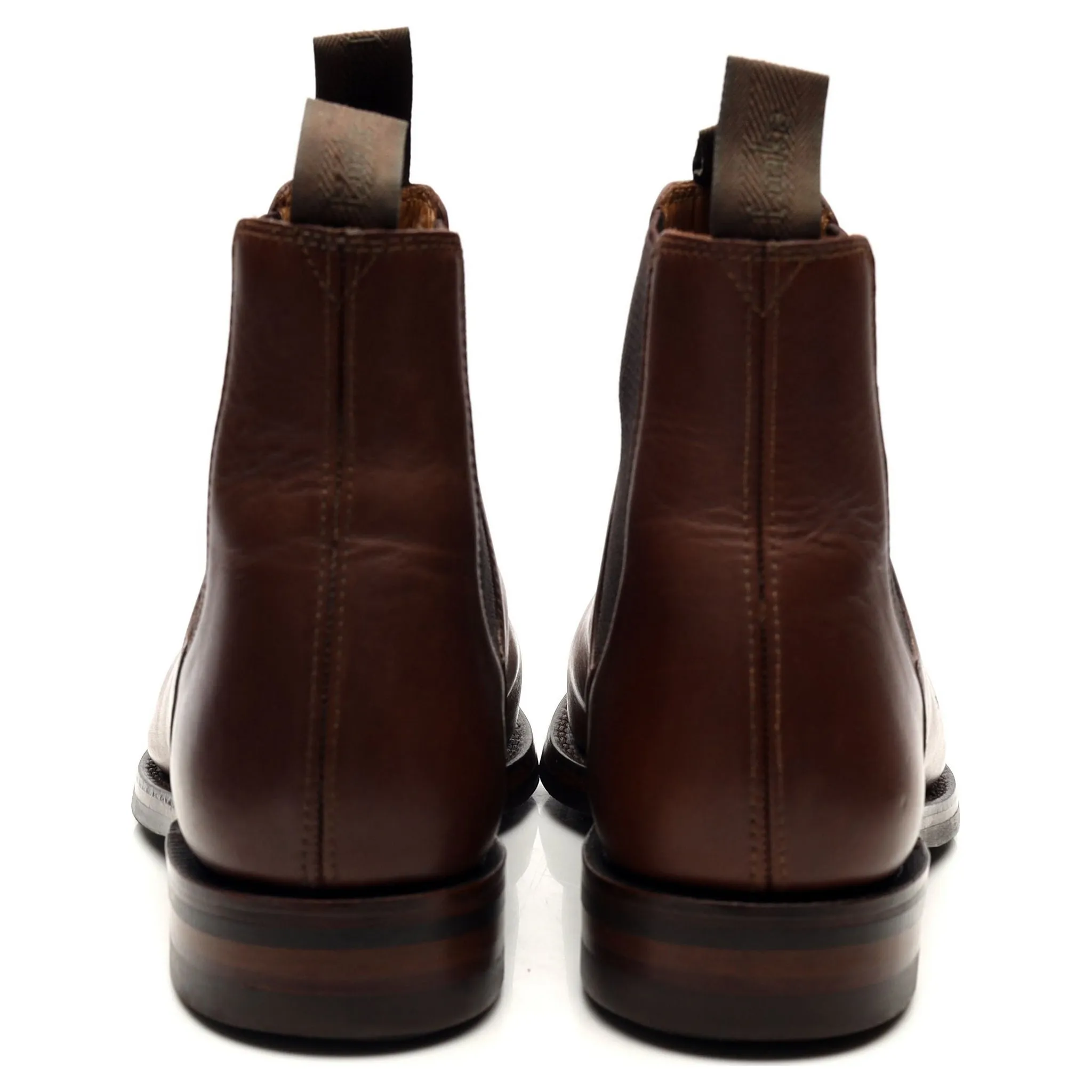 1880 'Chatsworth' Brown Leather Chelsea Boots UK 7 G