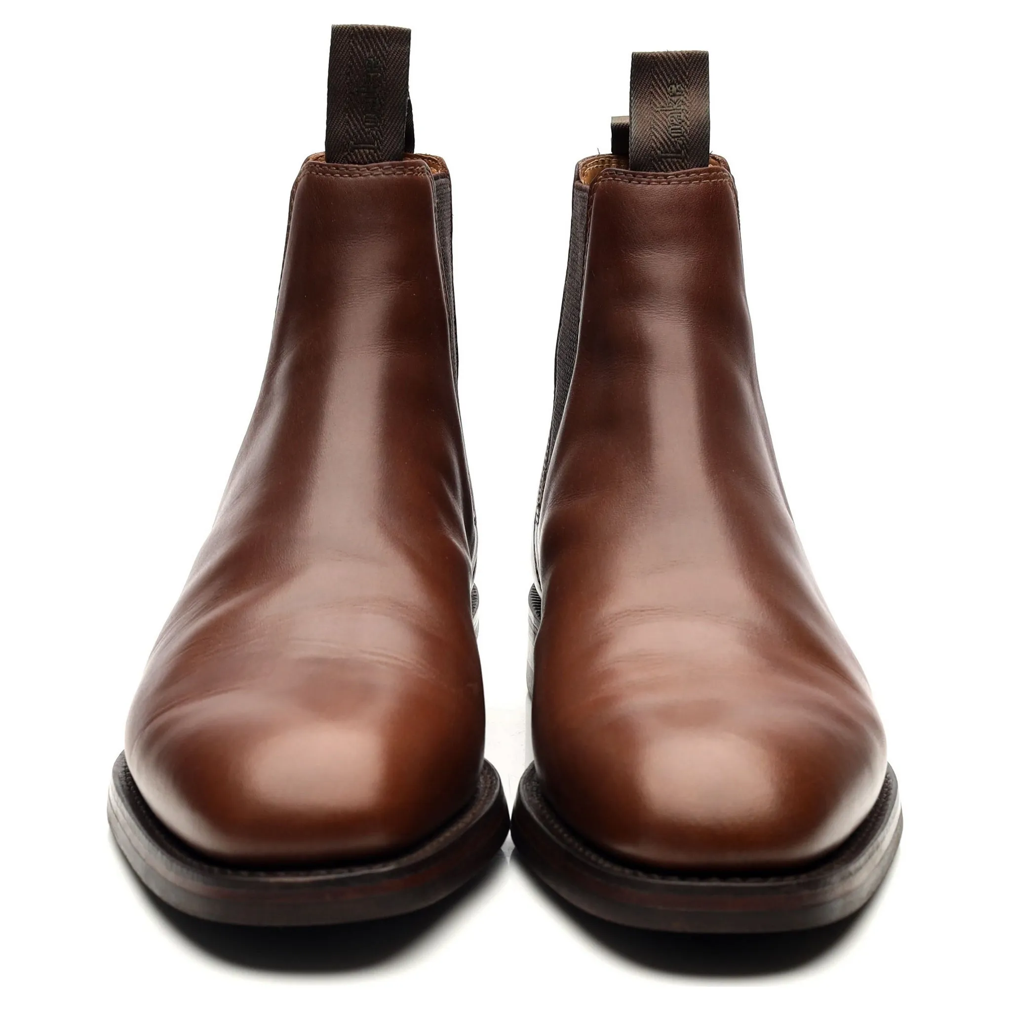 1880 'Chatsworth' Brown Leather Chelsea Boots UK 7 G