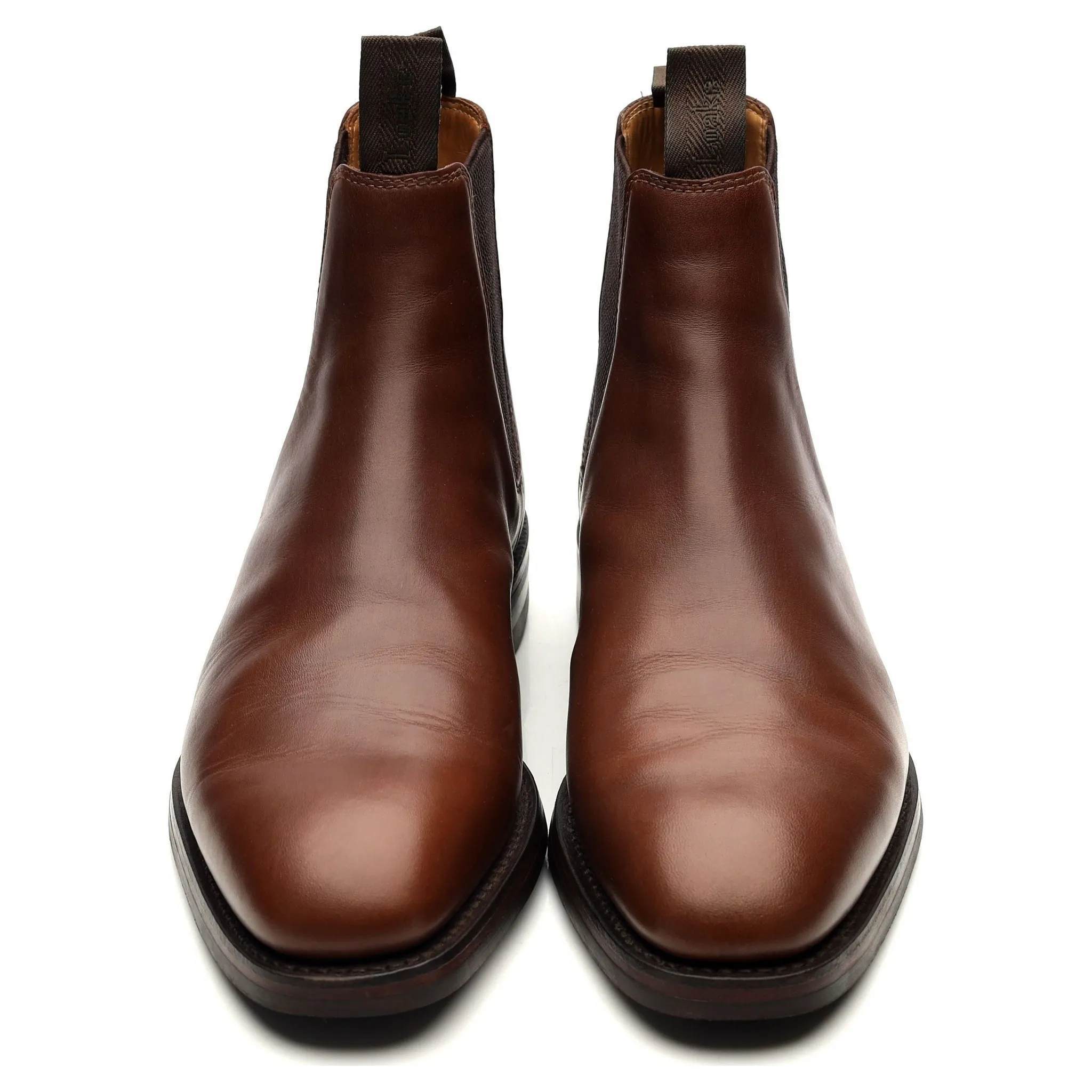 1880 'Chatsworth' Brown Leather Chelsea Boots UK 7 G