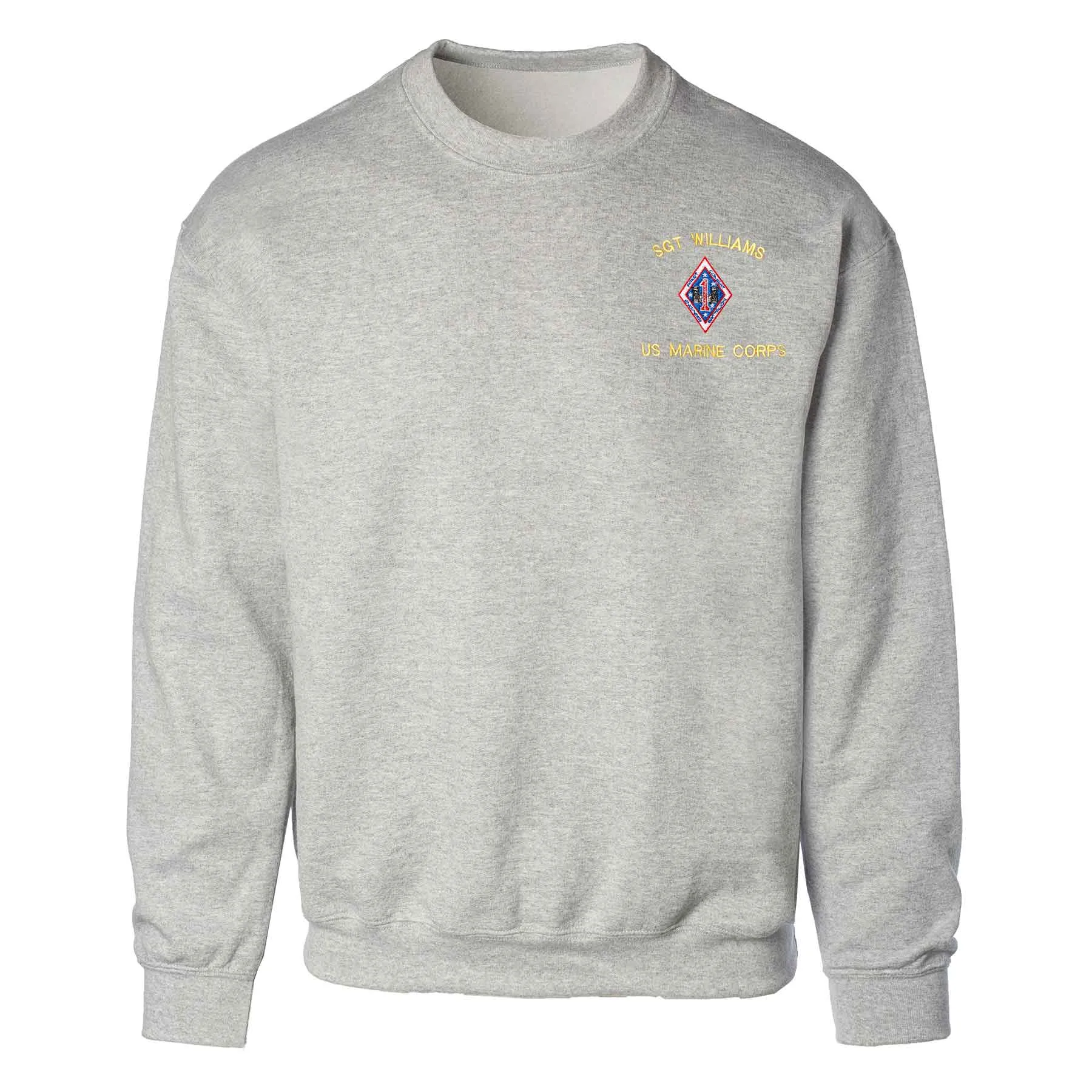 1st Combat Engineer Battalion Embroidered Sweatshirt