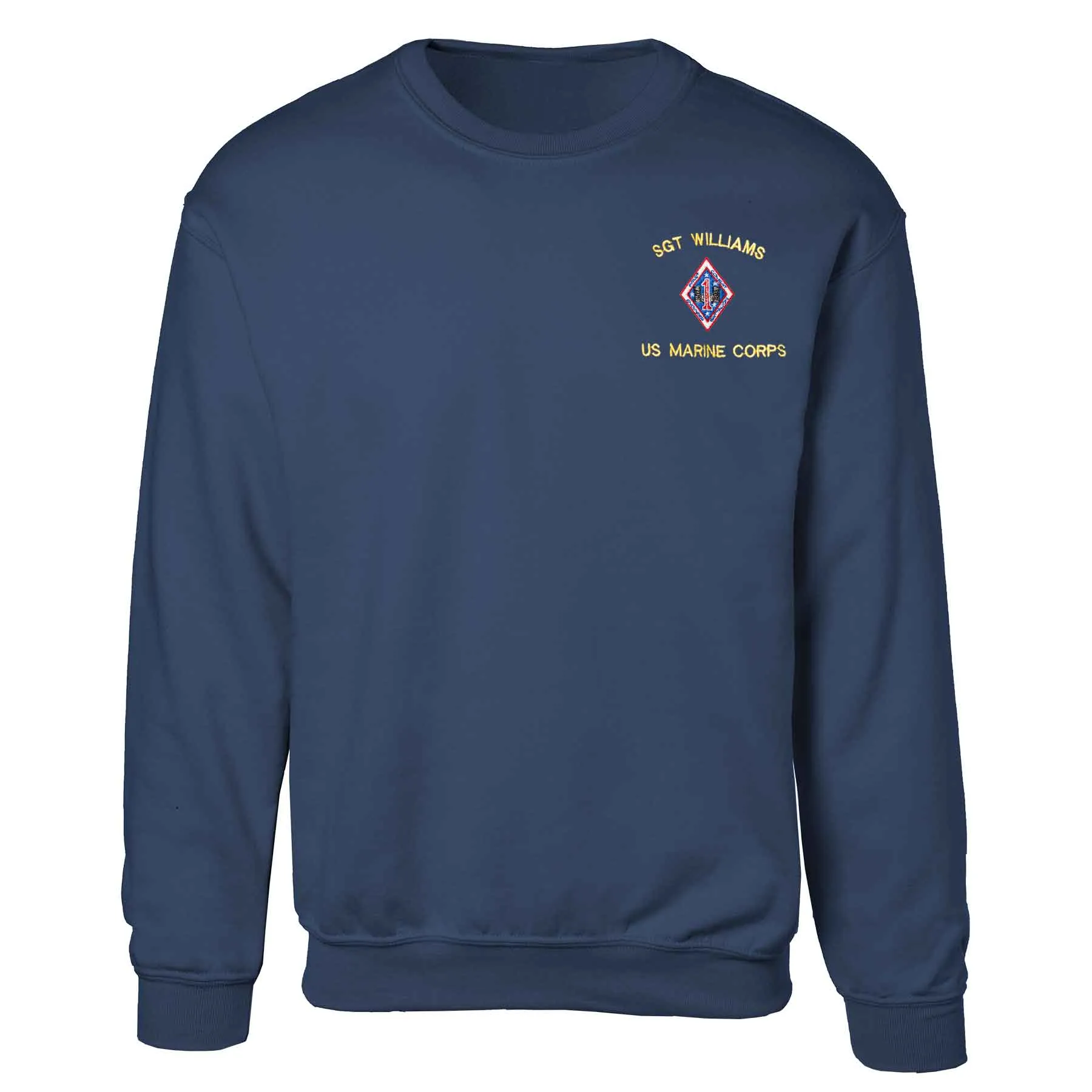 1st Combat Engineer Battalion Embroidered Sweatshirt