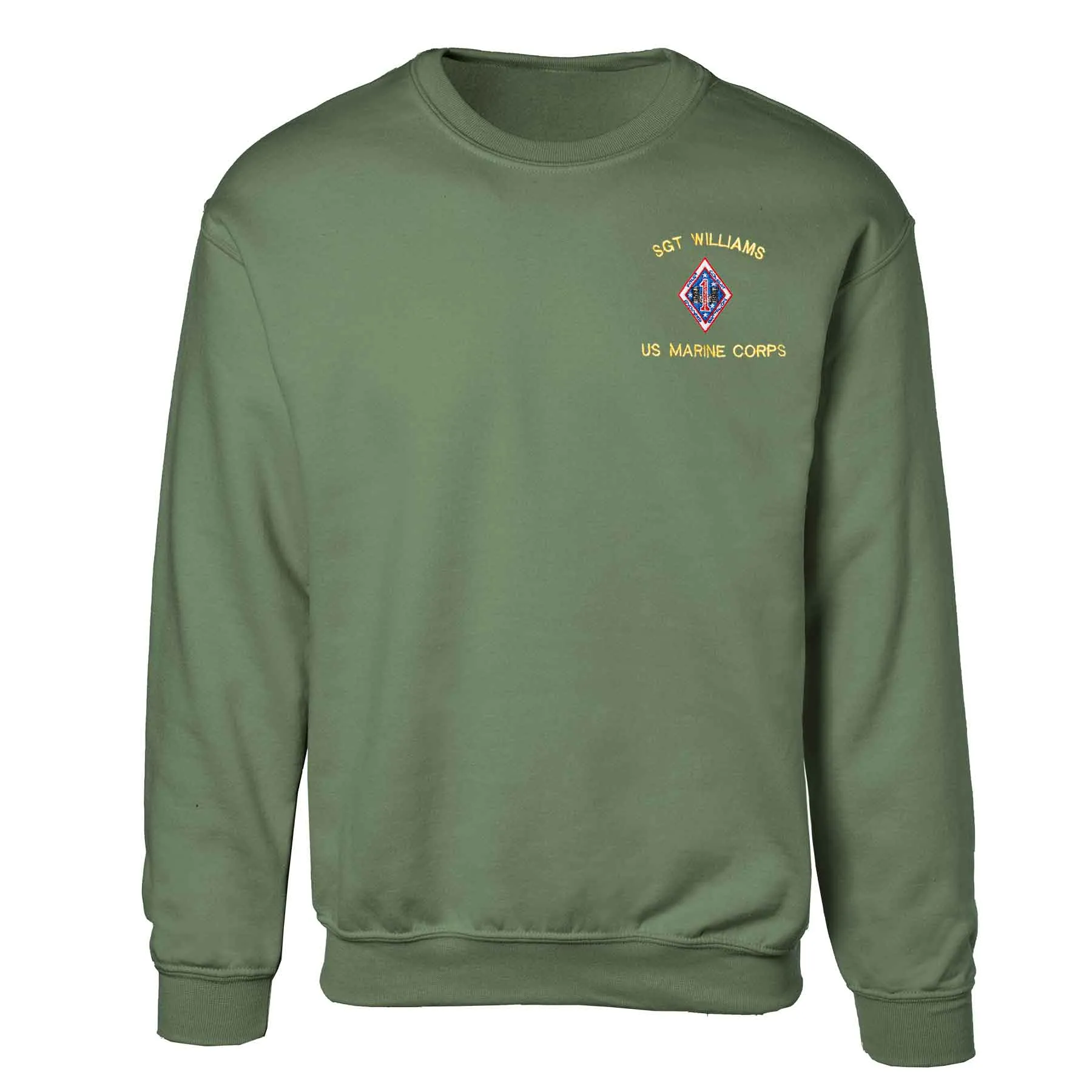 1st Combat Engineer Battalion Embroidered Sweatshirt