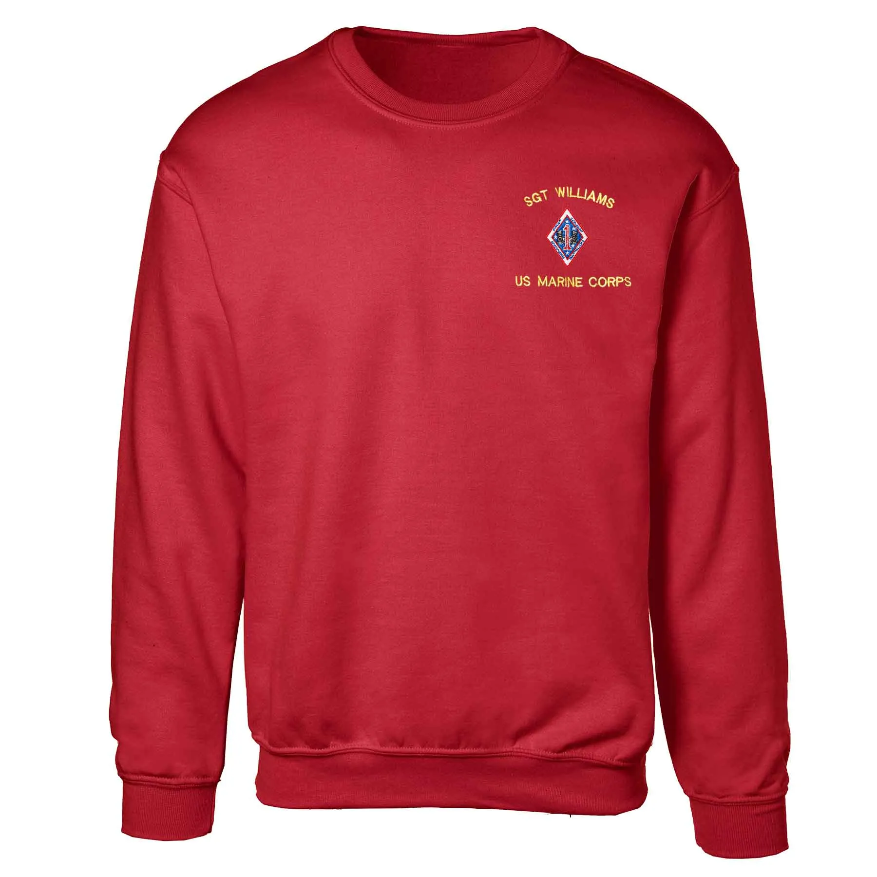 1st Combat Engineer Battalion Embroidered Sweatshirt