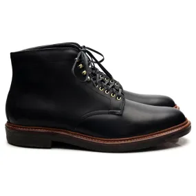 '4515H' Black Leather Boots UK 11.5 US 12 E