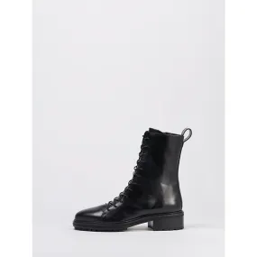 Aeyde Isa Combat Boot Black