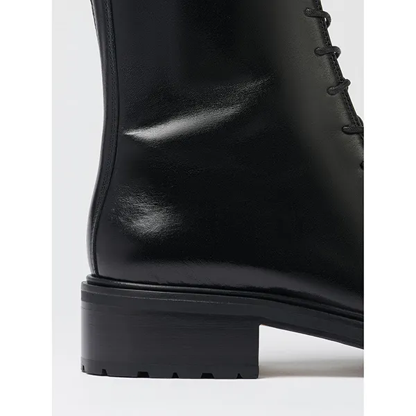 Aeyde Isa Combat Boot Black