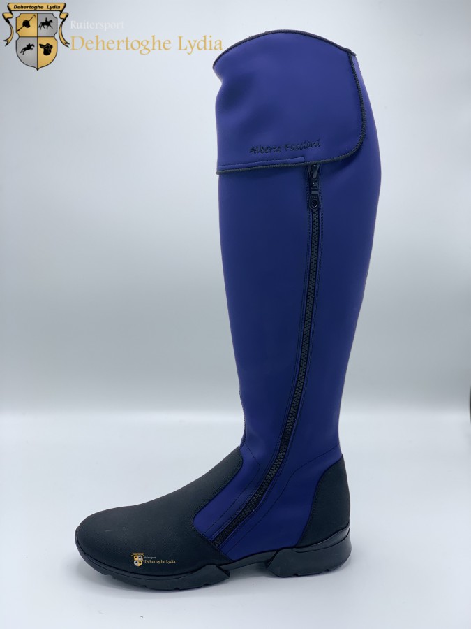 Alberto Fasciani Custo riding boots Navy