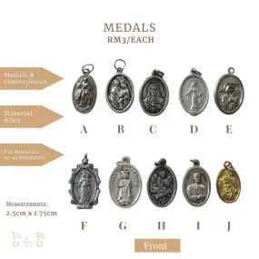 Alloy Medals (Assorted Designs)