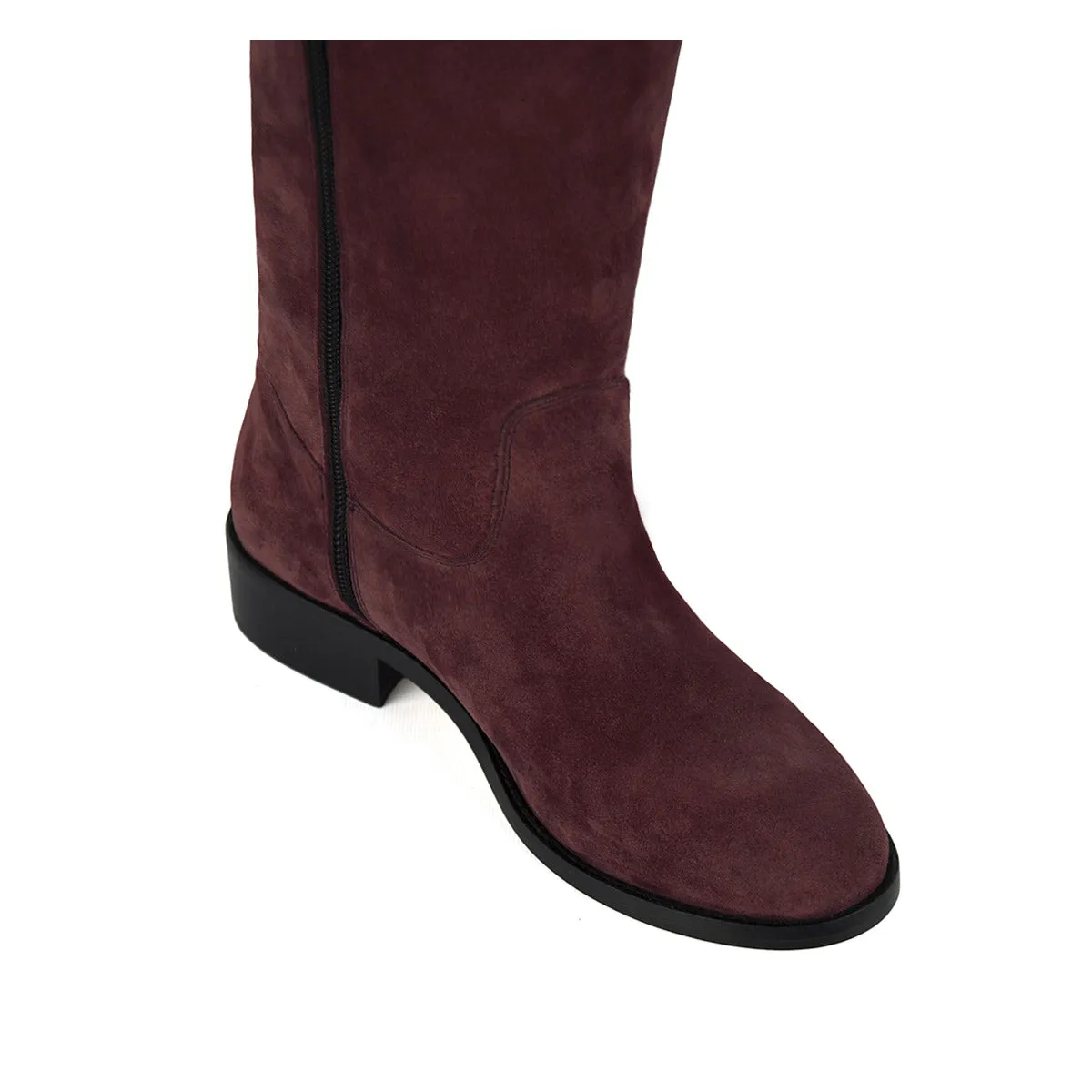 Amarillide suede, burgundy