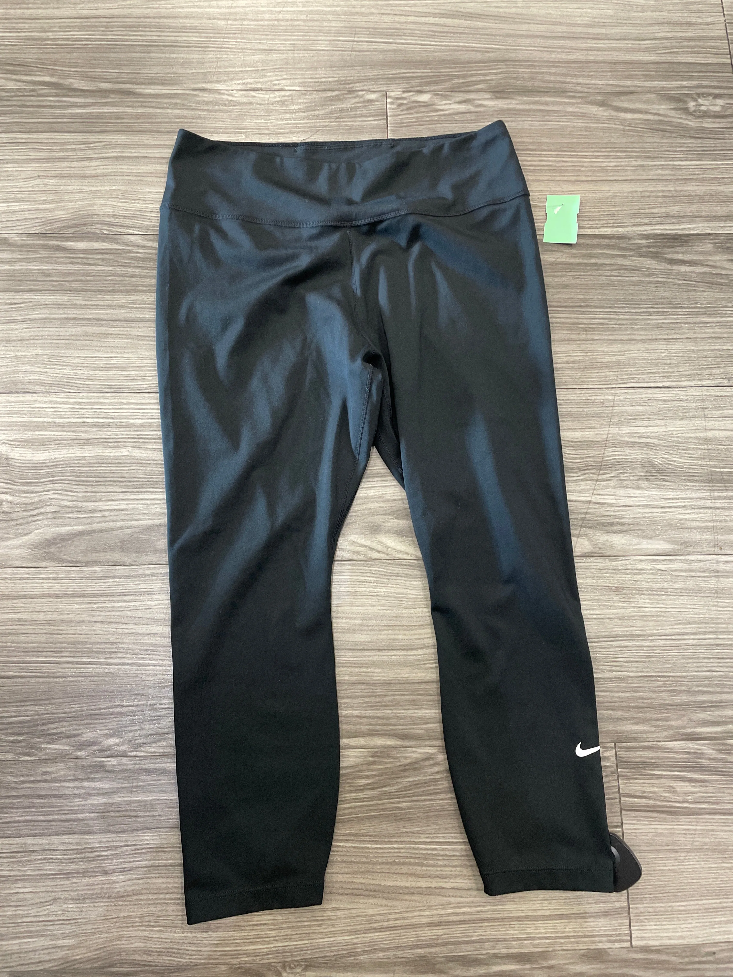 Athletic Leggings By Nike In Black, Size: L