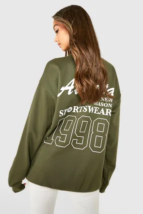 Atlanta Oversized Slogan Sweater