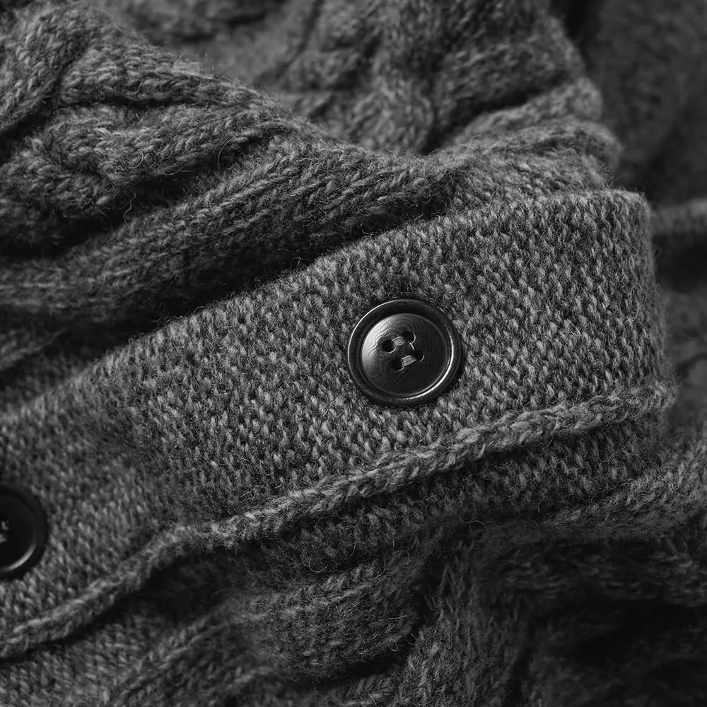 Barbour Isaac Shawl CardiganStorm Grey