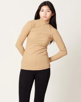 Base Turtleneck in Camel