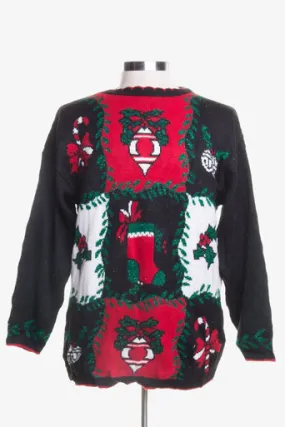 Black Ugly Christmas Pullover 45393