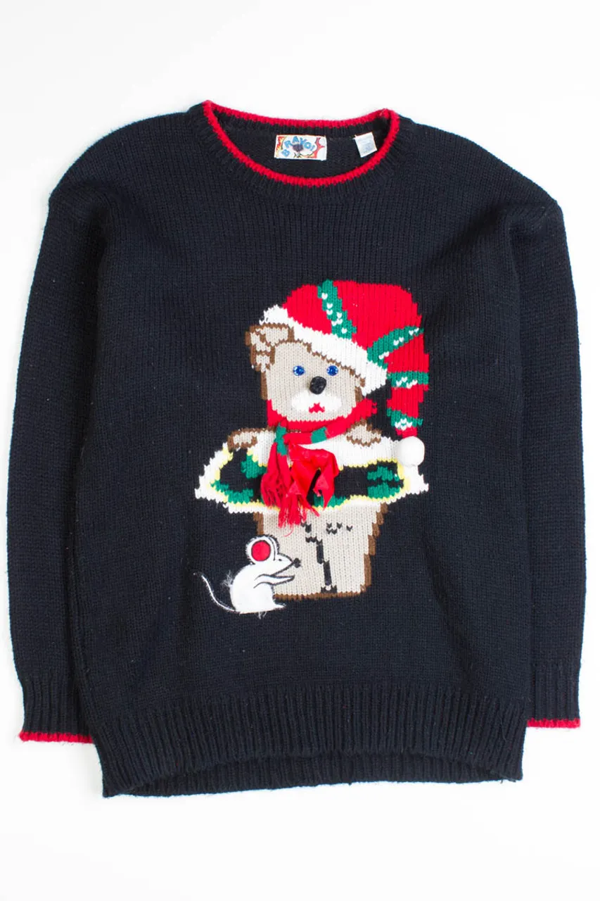 Black Ugly Christmas Pullover 50328