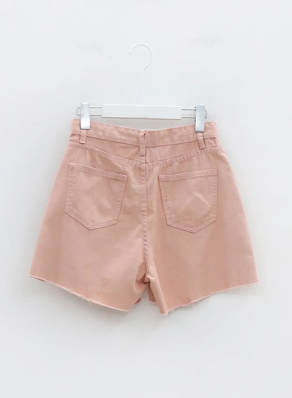 Bleached Pigmented Denim Shorts OU5