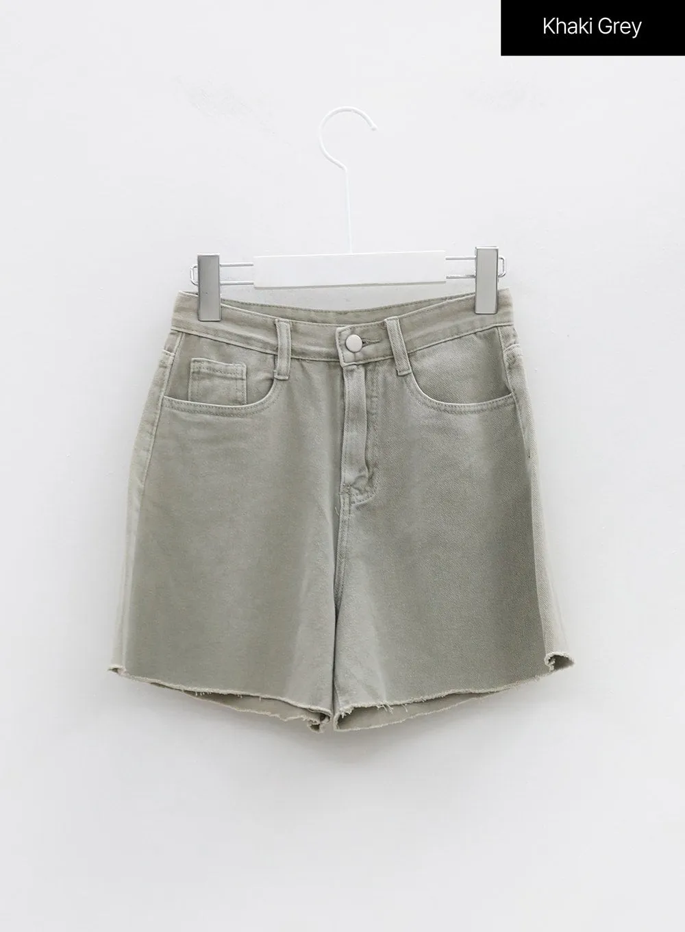 Bleached Pigmented Denim Shorts OU5