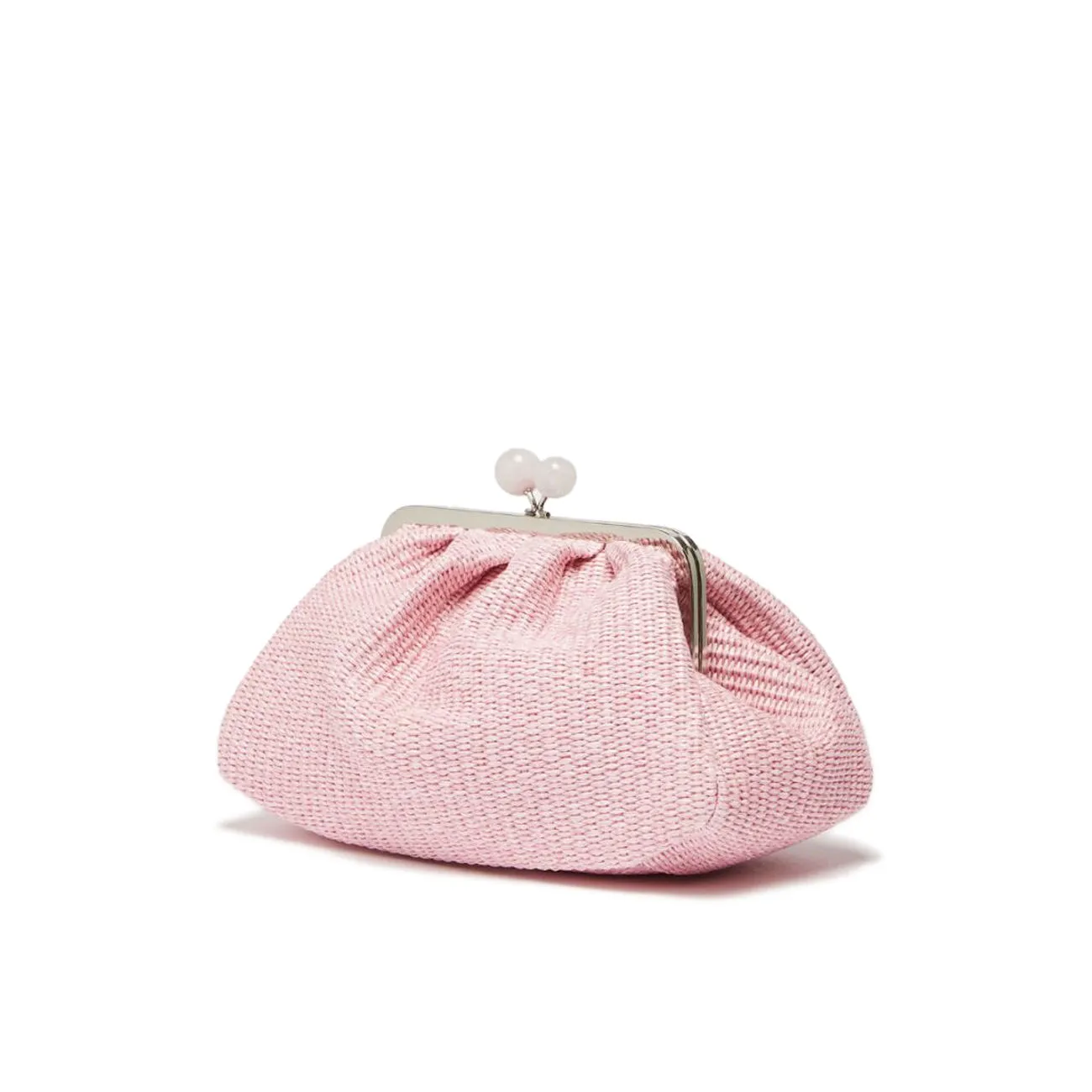 BORSA PASTICCINO FORTUNA MEDIUM IN RAFFIA Donna Rosa Garden