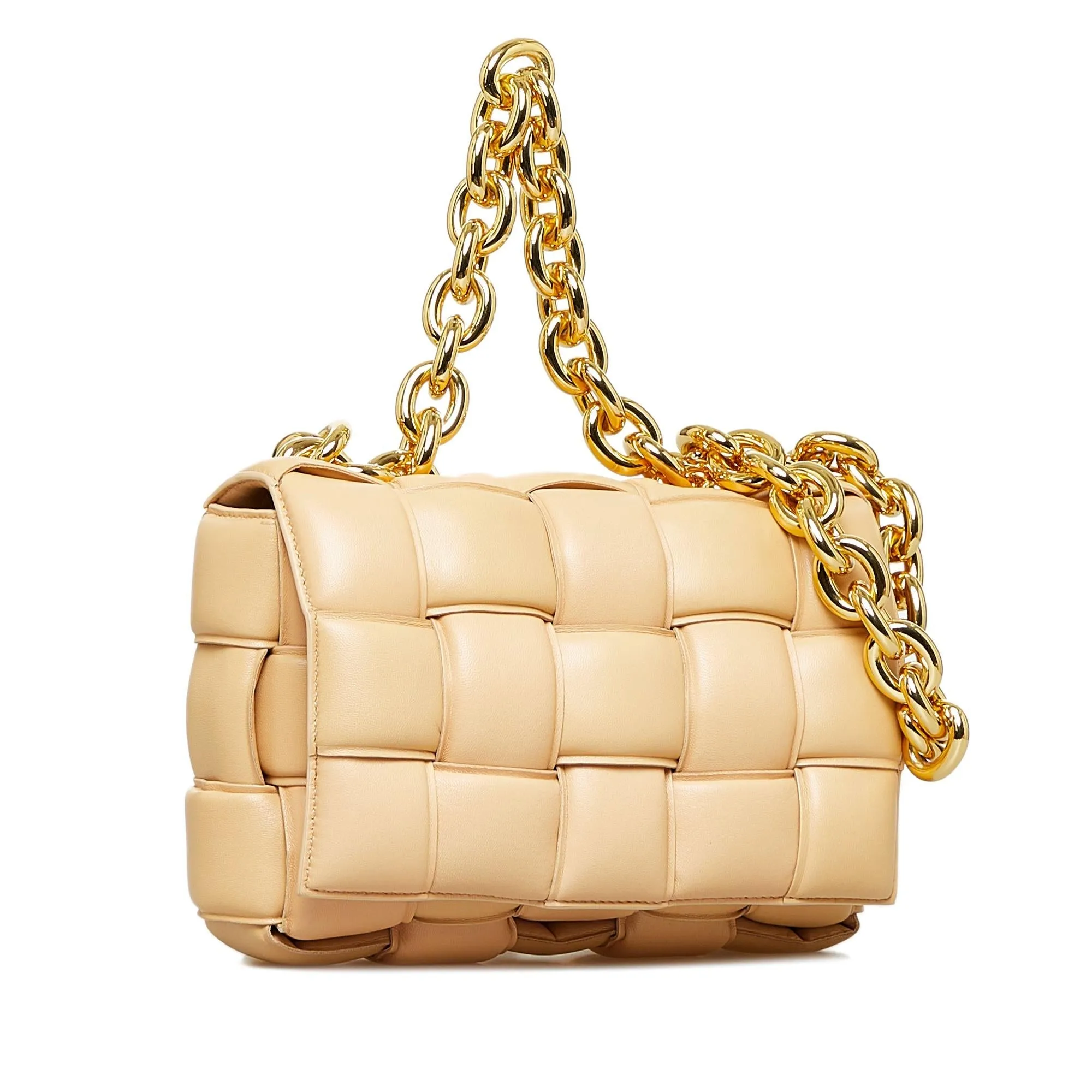 Bottega Veneta Padded Cassette Chain Satchel