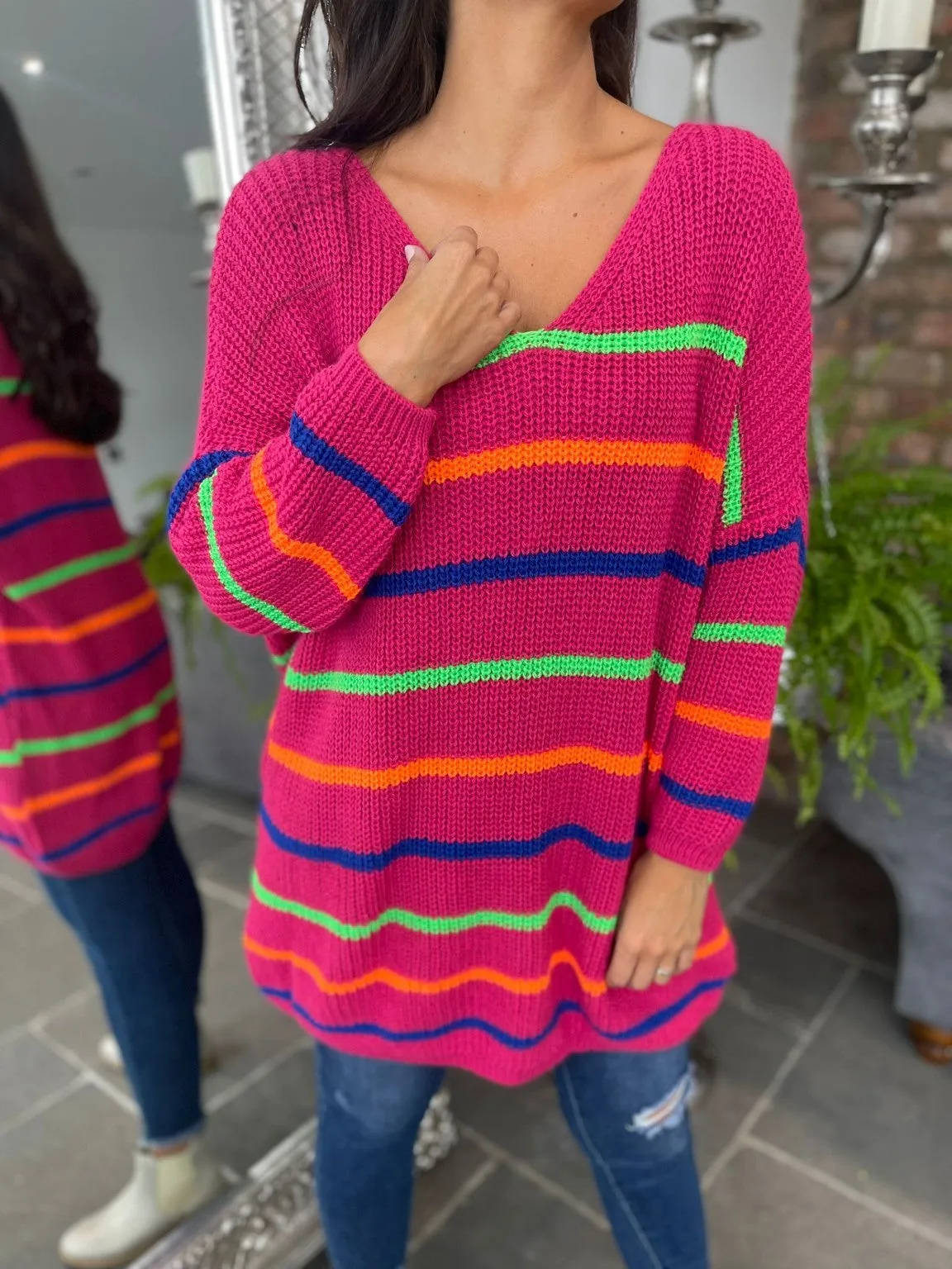 Bright Stripe Jumper Taylor