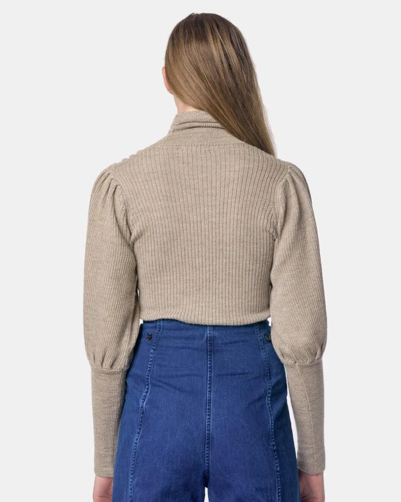 Brynn Turtleneck in Oatmeal