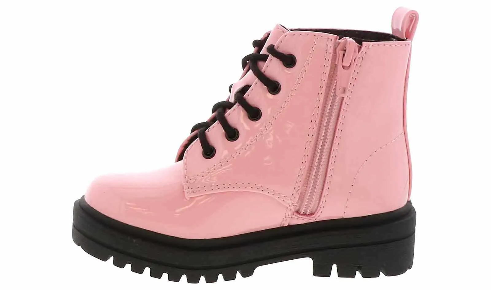 BTW Pink Firm-IIS Toddler Girls’ (5-10) Combat Boot