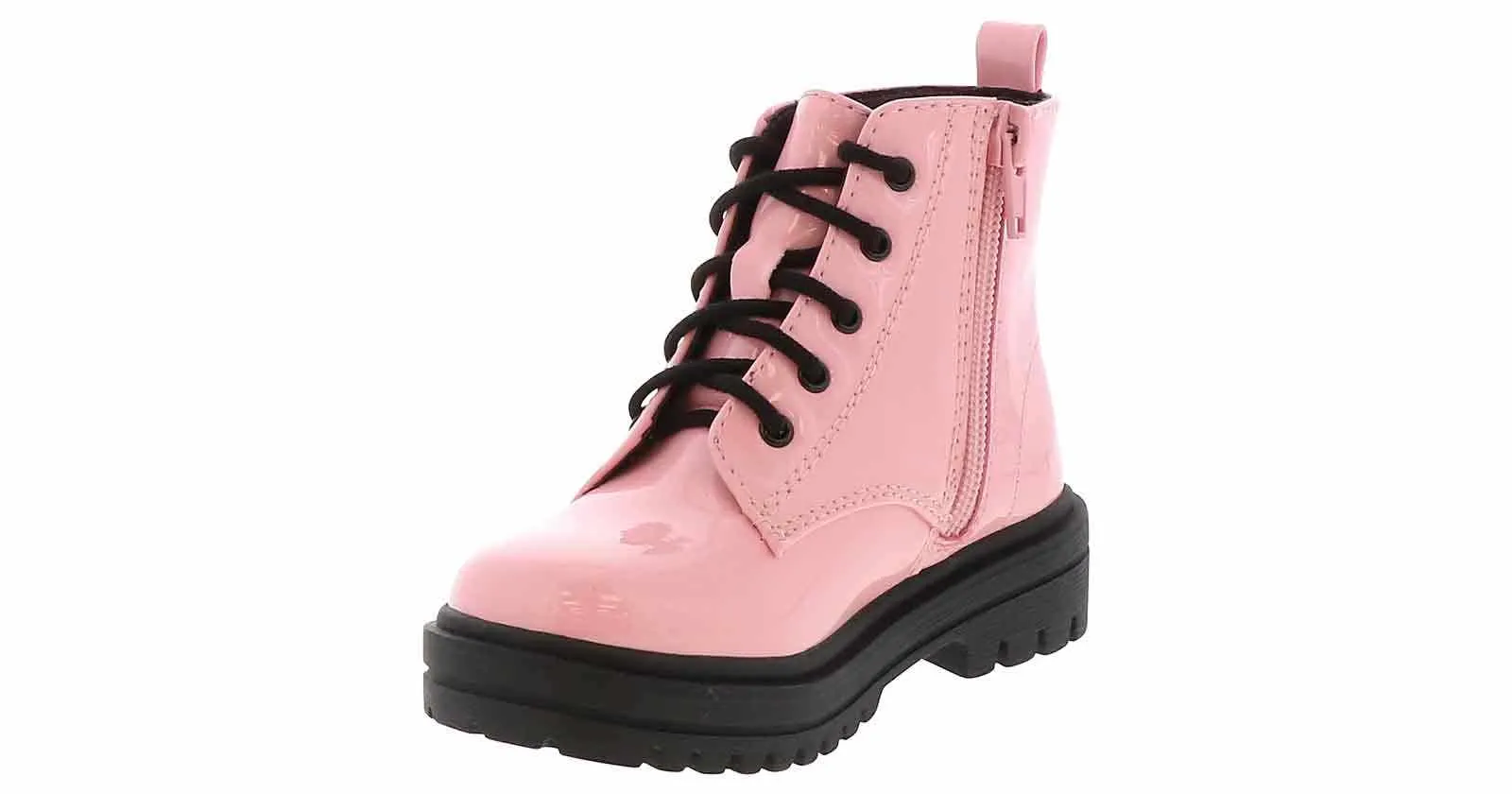 BTW Pink Firm-IIS Toddler Girls’ (5-10) Combat Boot