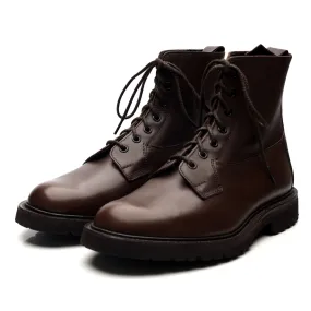 'Burford' Dark Brown Leather Boots UK 7