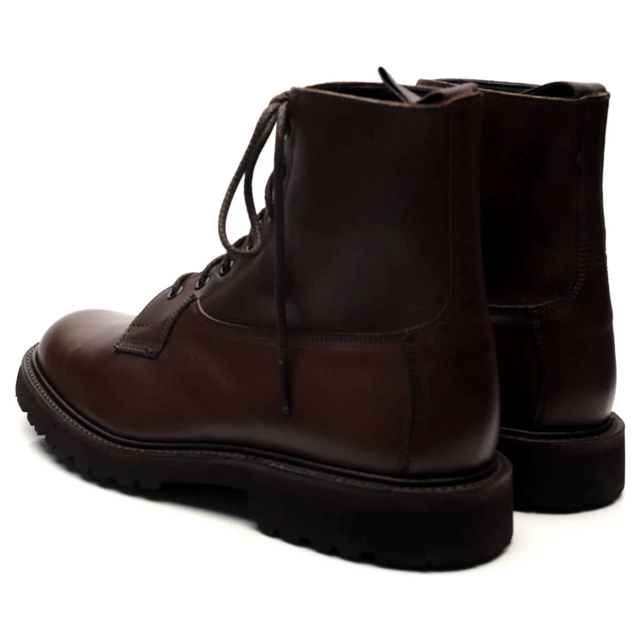 'Burford' Dark Brown Leather Boots UK 7