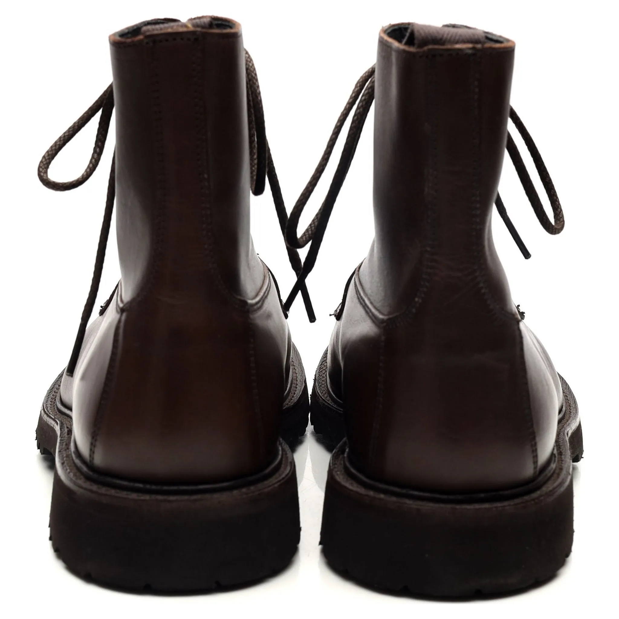 'Burford' Dark Brown Leather Boots UK 7