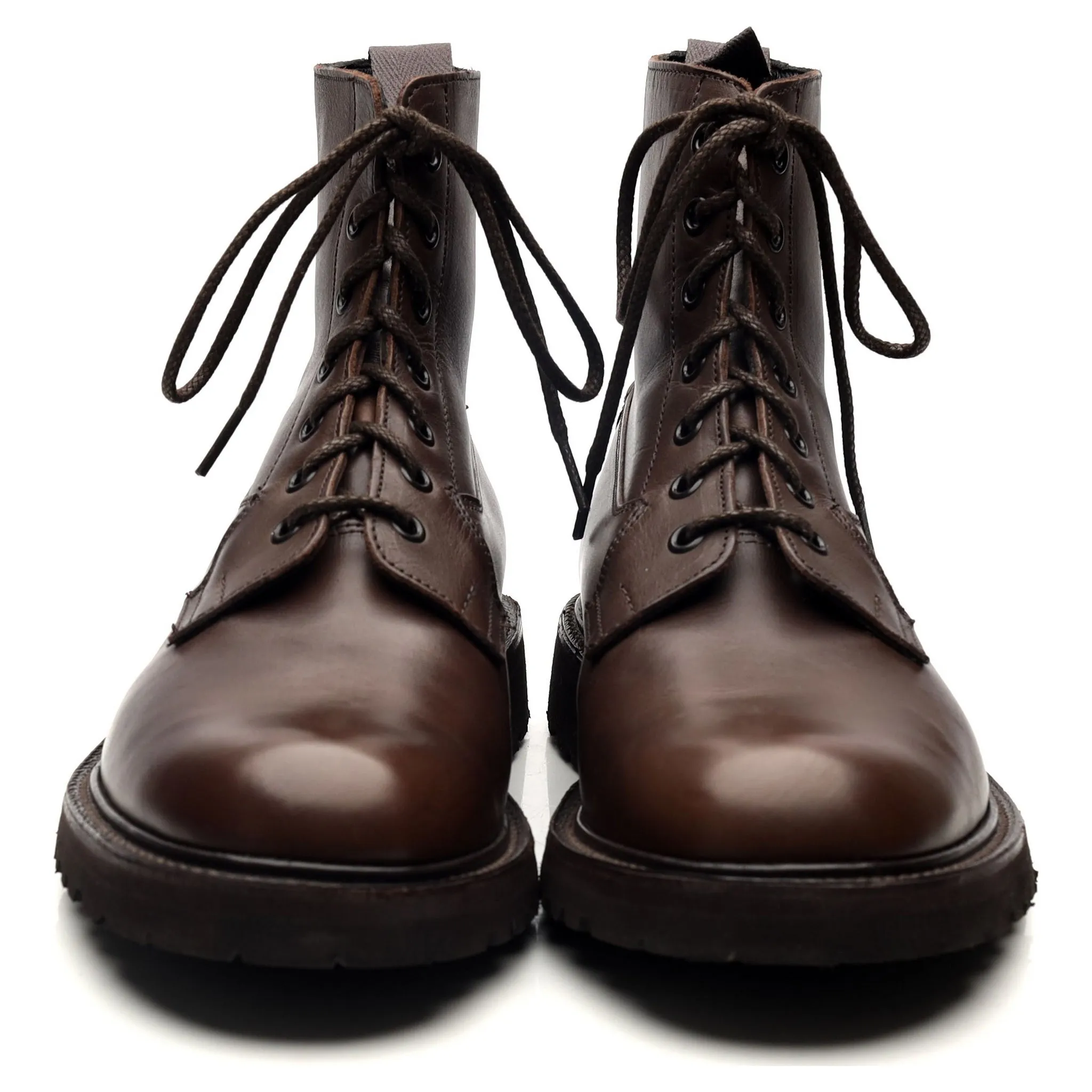 'Burford' Dark Brown Leather Boots UK 7