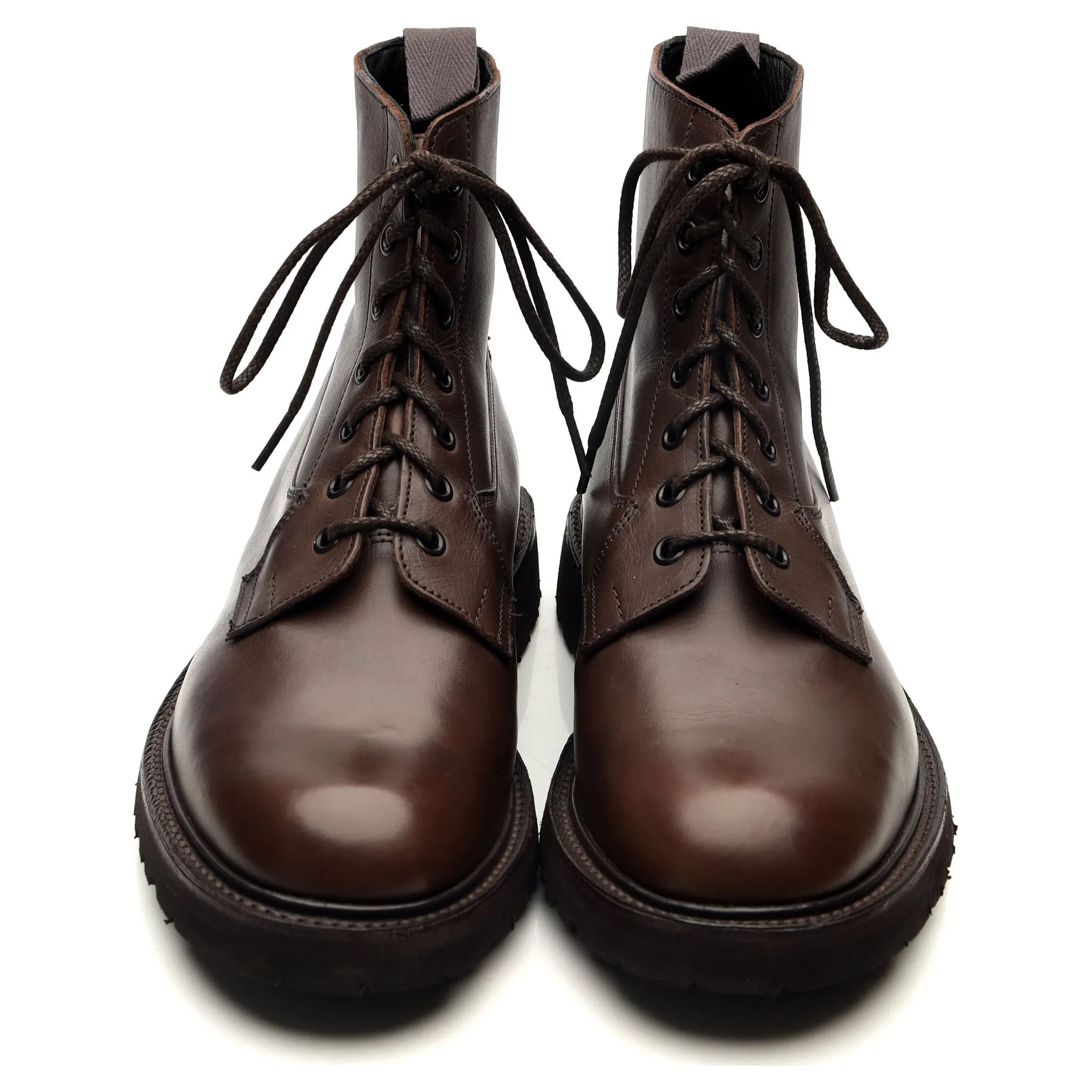 'Burford' Dark Brown Leather Boots UK 7