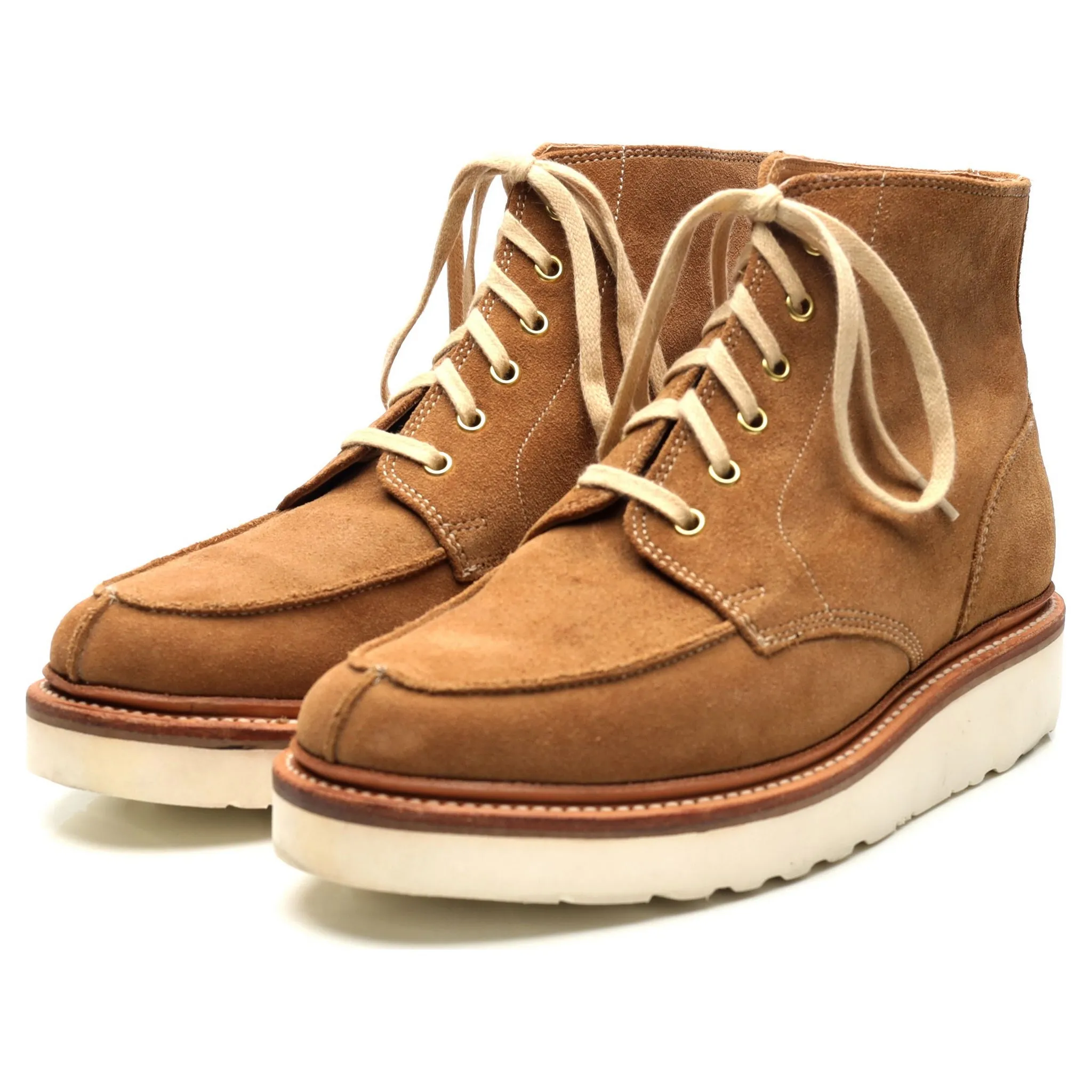 'Buster' Tan Brown Suede Boots UK 6 G