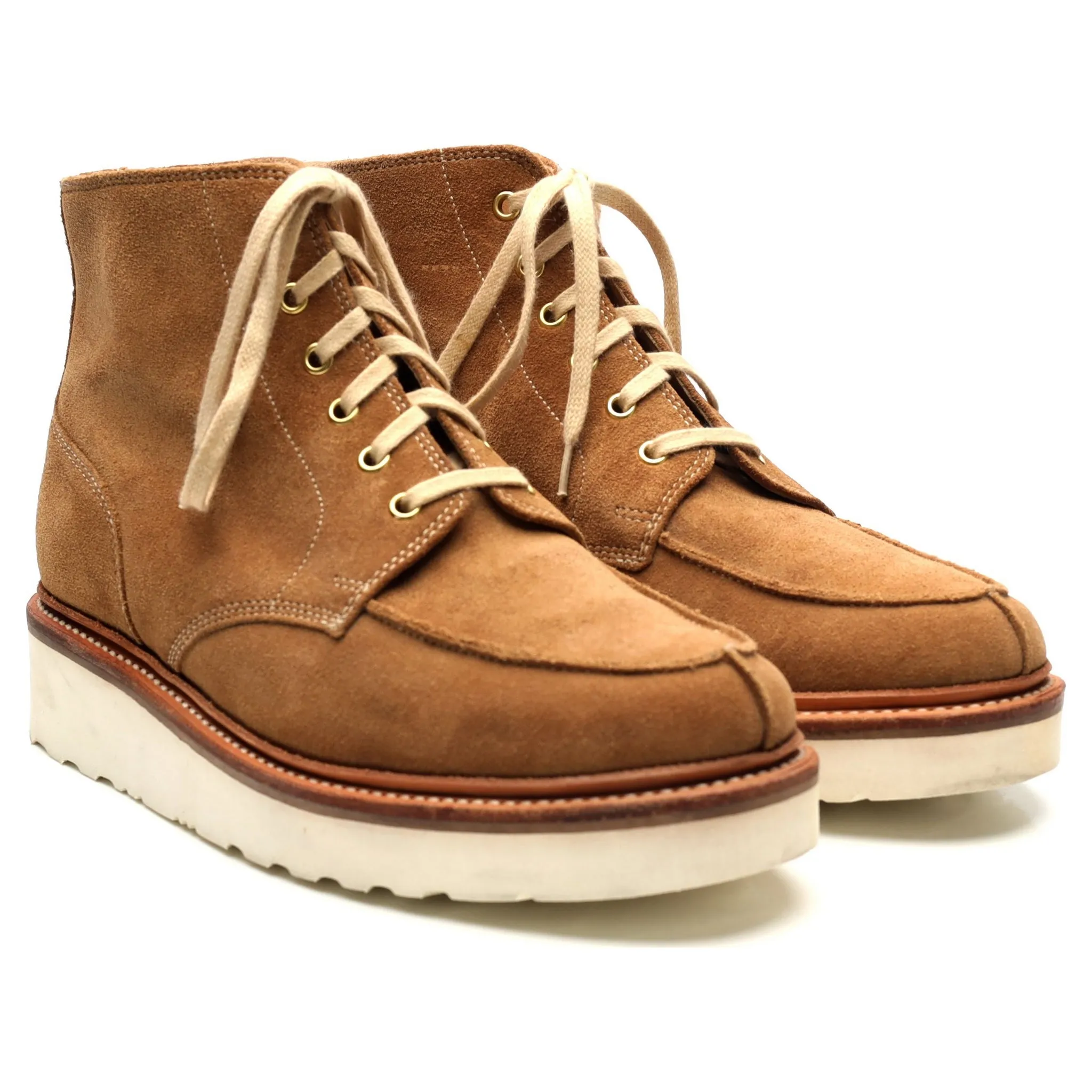 'Buster' Tan Brown Suede Boots UK 6 G