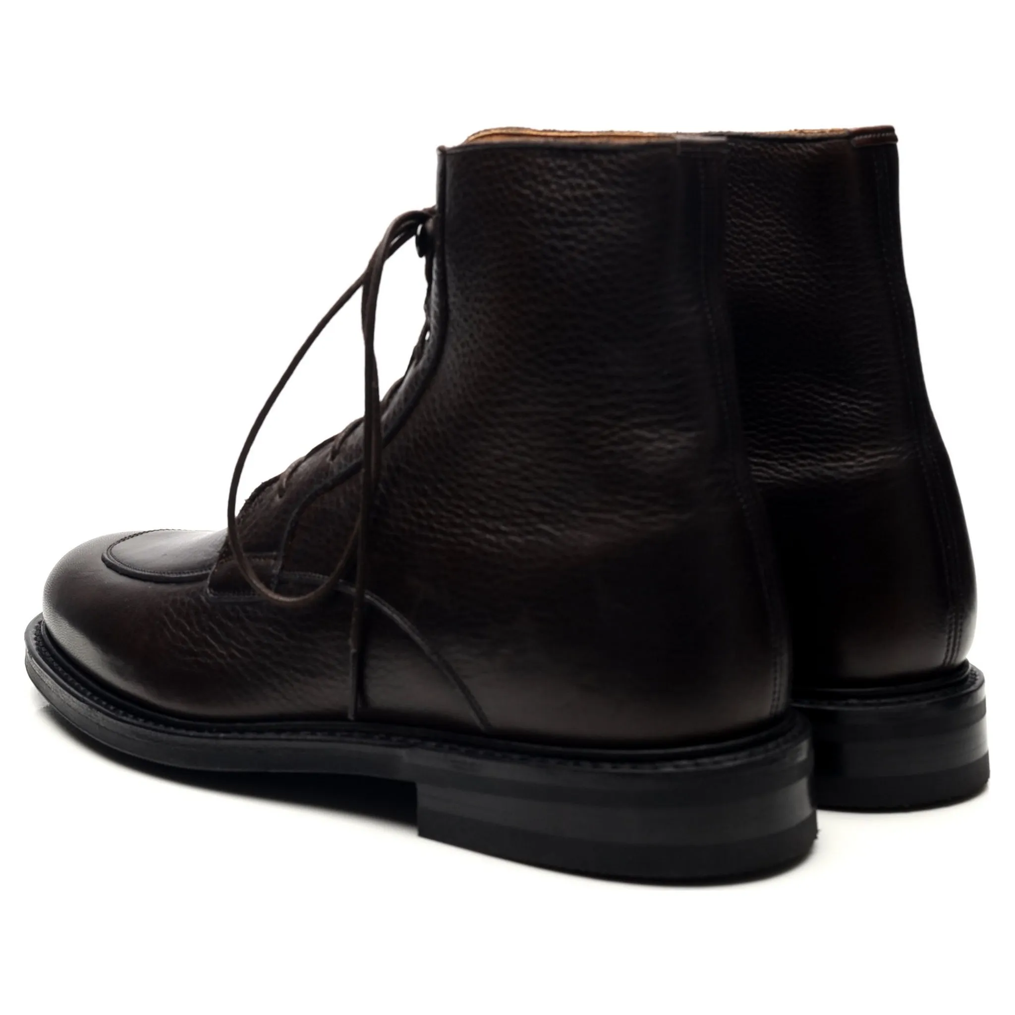 'Careby' Dark Brown Leather Boots UK 6.5 F