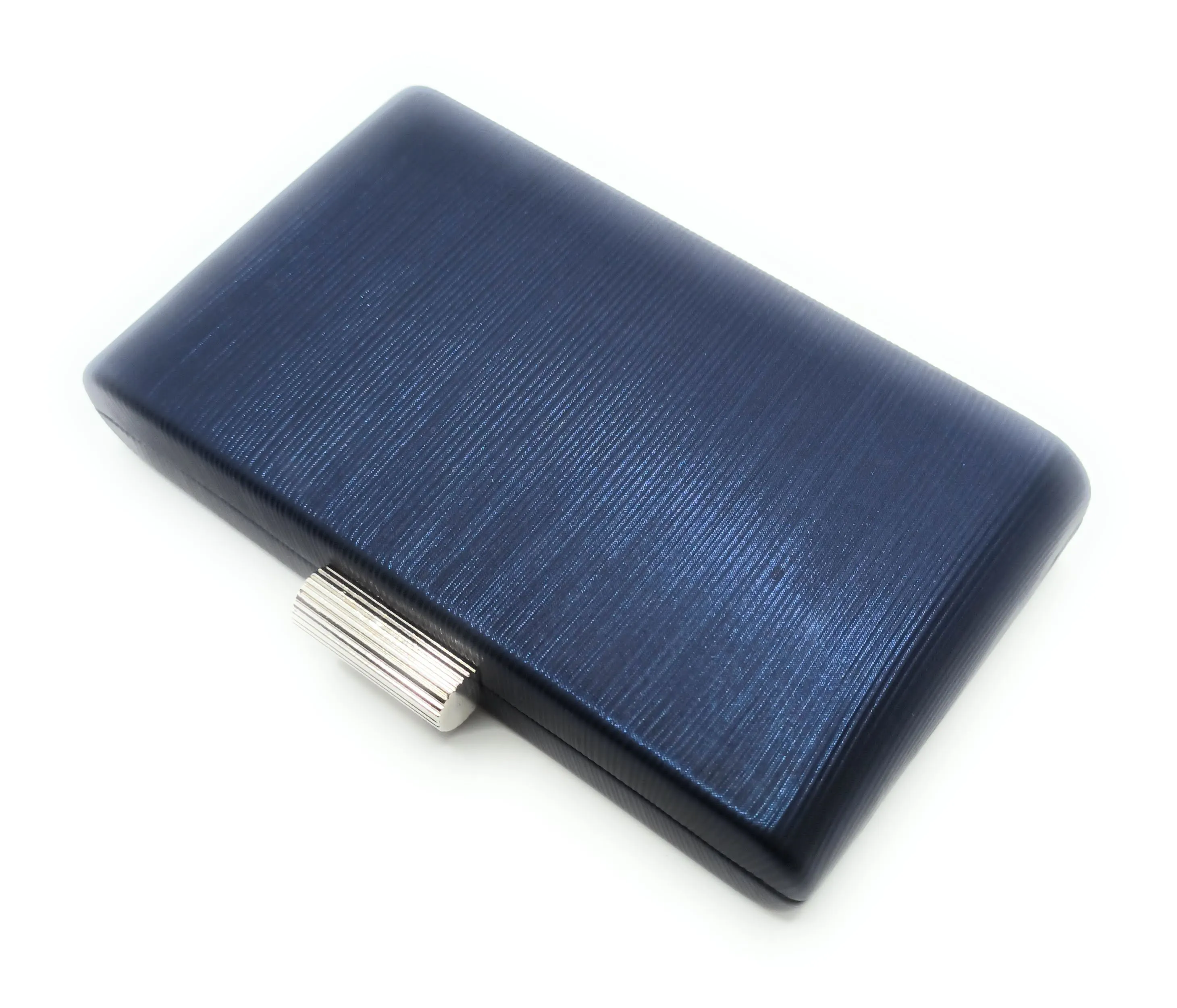 Cartera De Mano Bolso Fiesta · Rayas Azul Noche