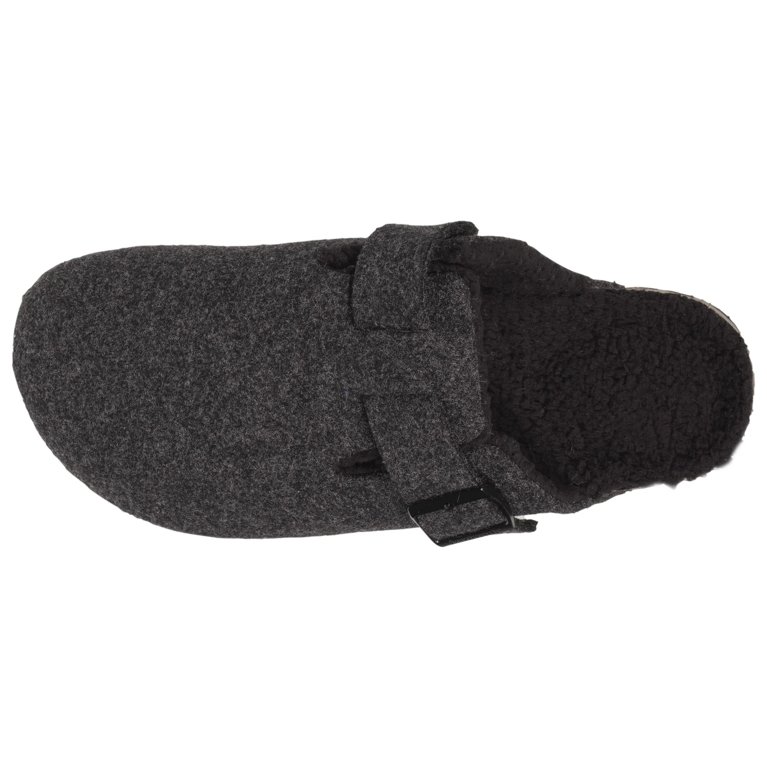 Chaussons sabots Homme feutrine Gris chiné