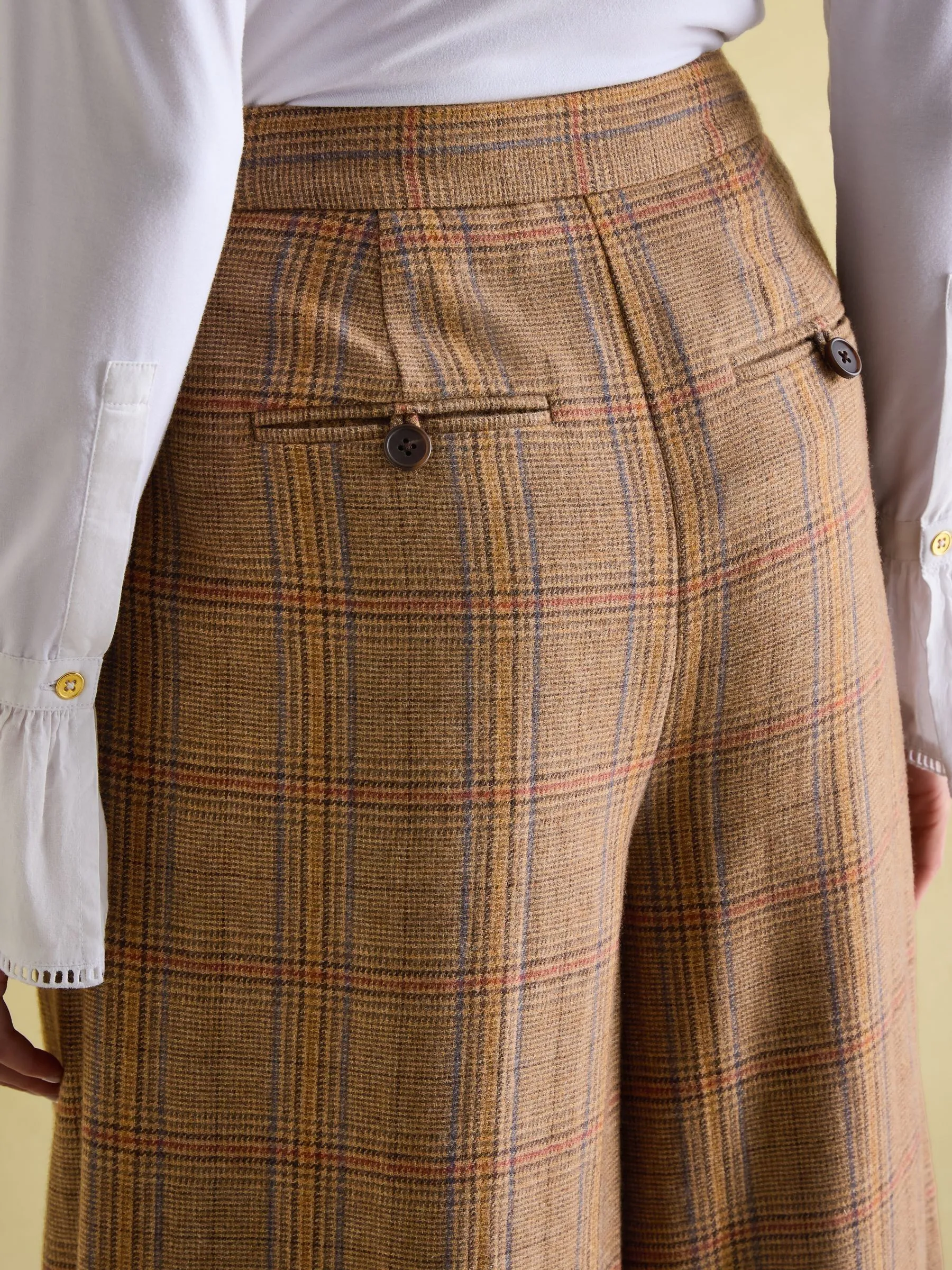 Check Tweed Culottes