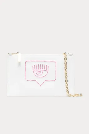 Chiara Ferragni Troklu Gz Logolu Zincir Askl Clutch anta