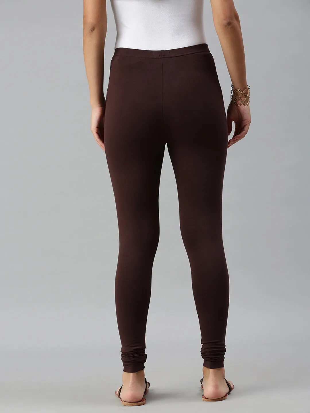 Churidar Leggings-Brown