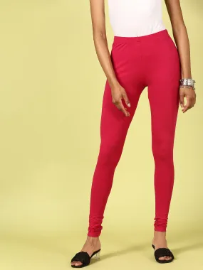 Churidar Leggings-Fuchsia