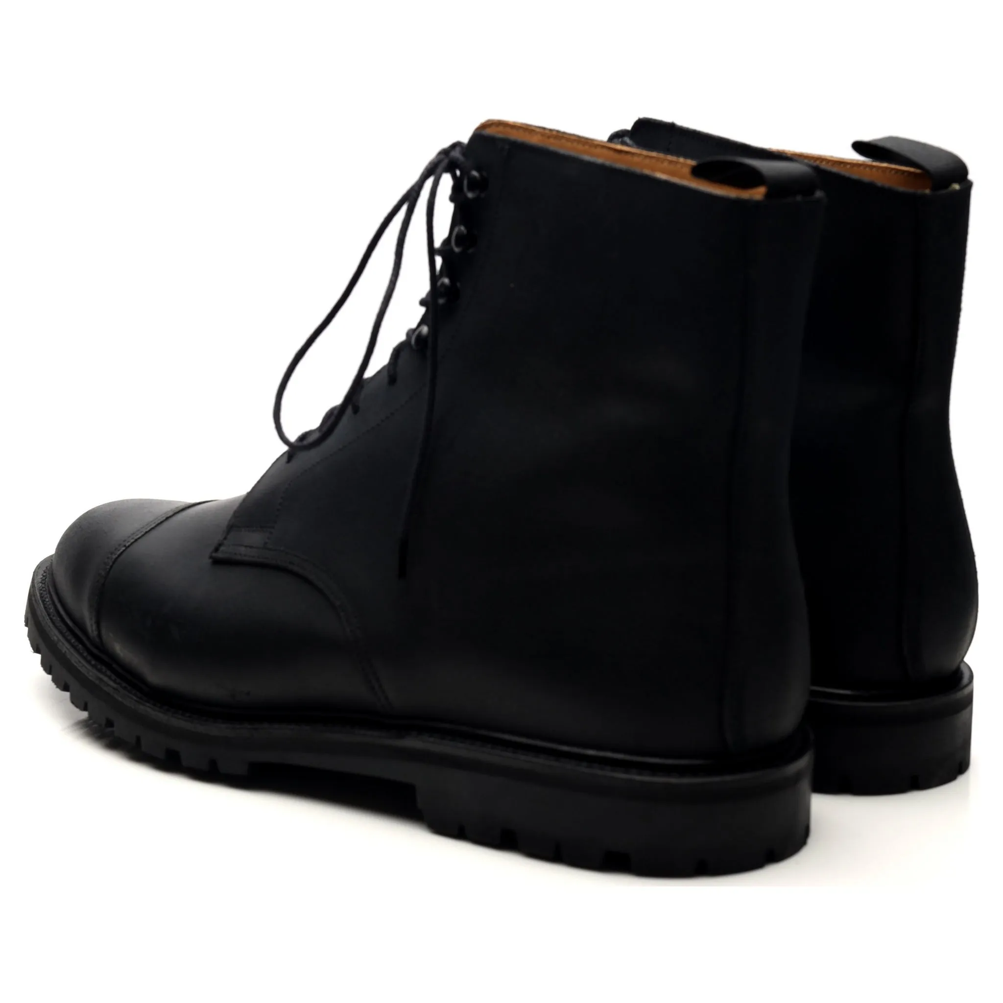 'Coniston' Black Rough-Out Suede Boots UK 12 E