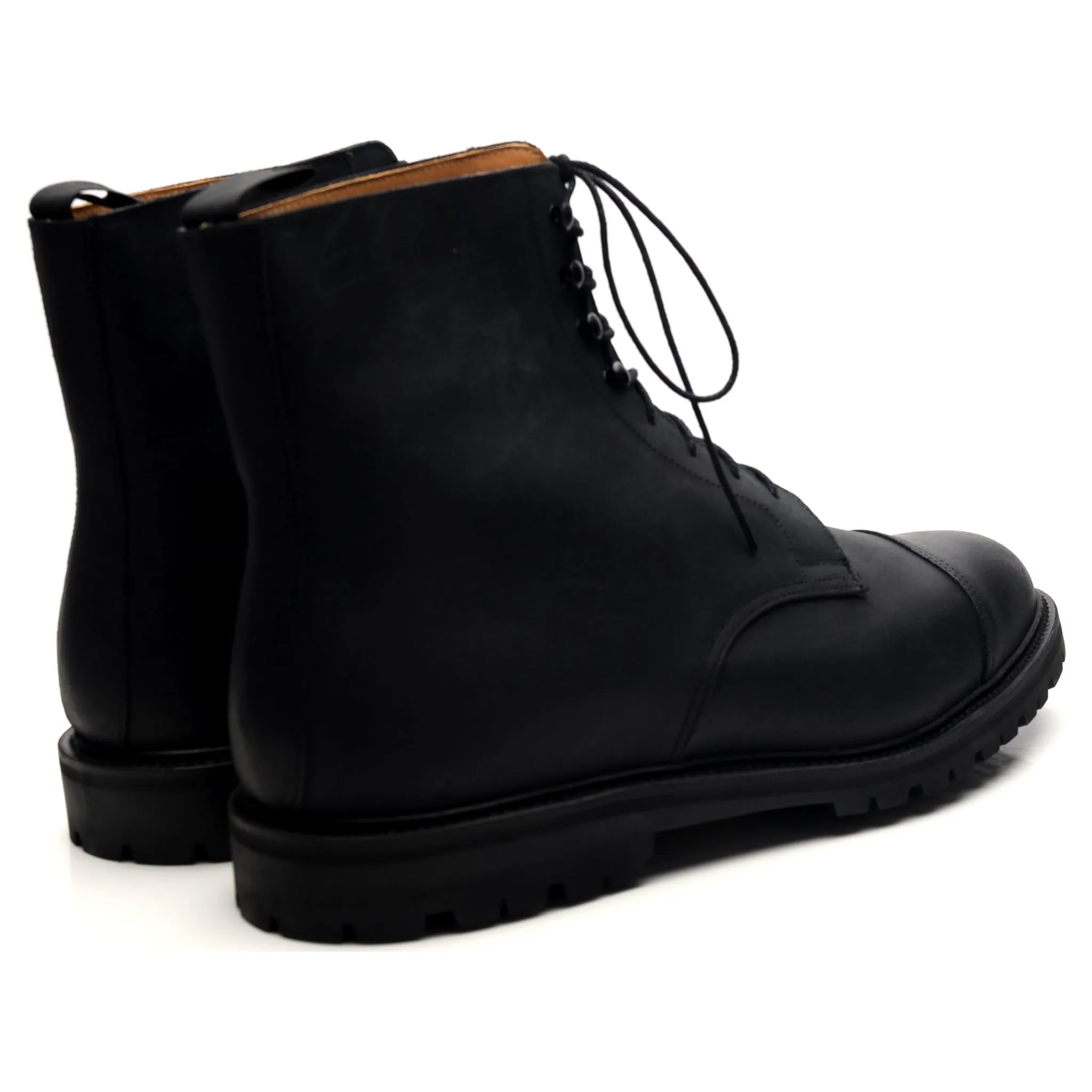 'Coniston' Black Rough-Out Suede Boots UK 12 E