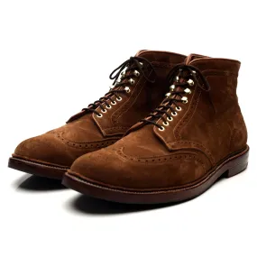 'D7801' Snuff Brown Suede Brogue Boots UK 10.5 US 11 D