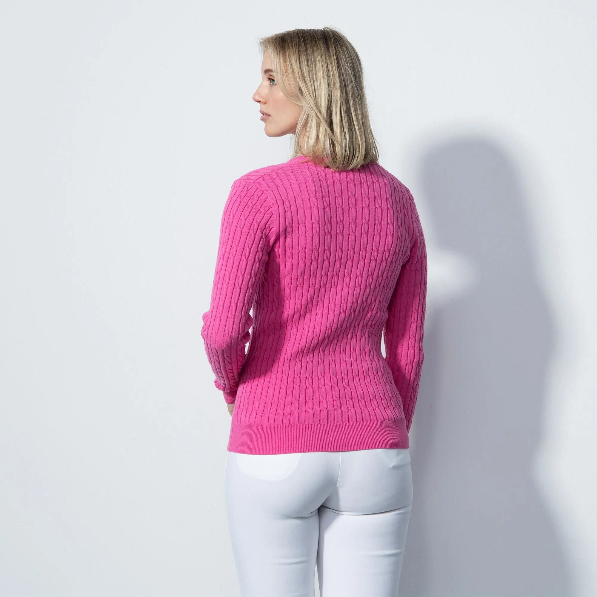 Daily Sports Madelene Ladies Knit Jumper Pink Sky