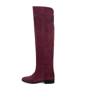 Diana suede, burgundy