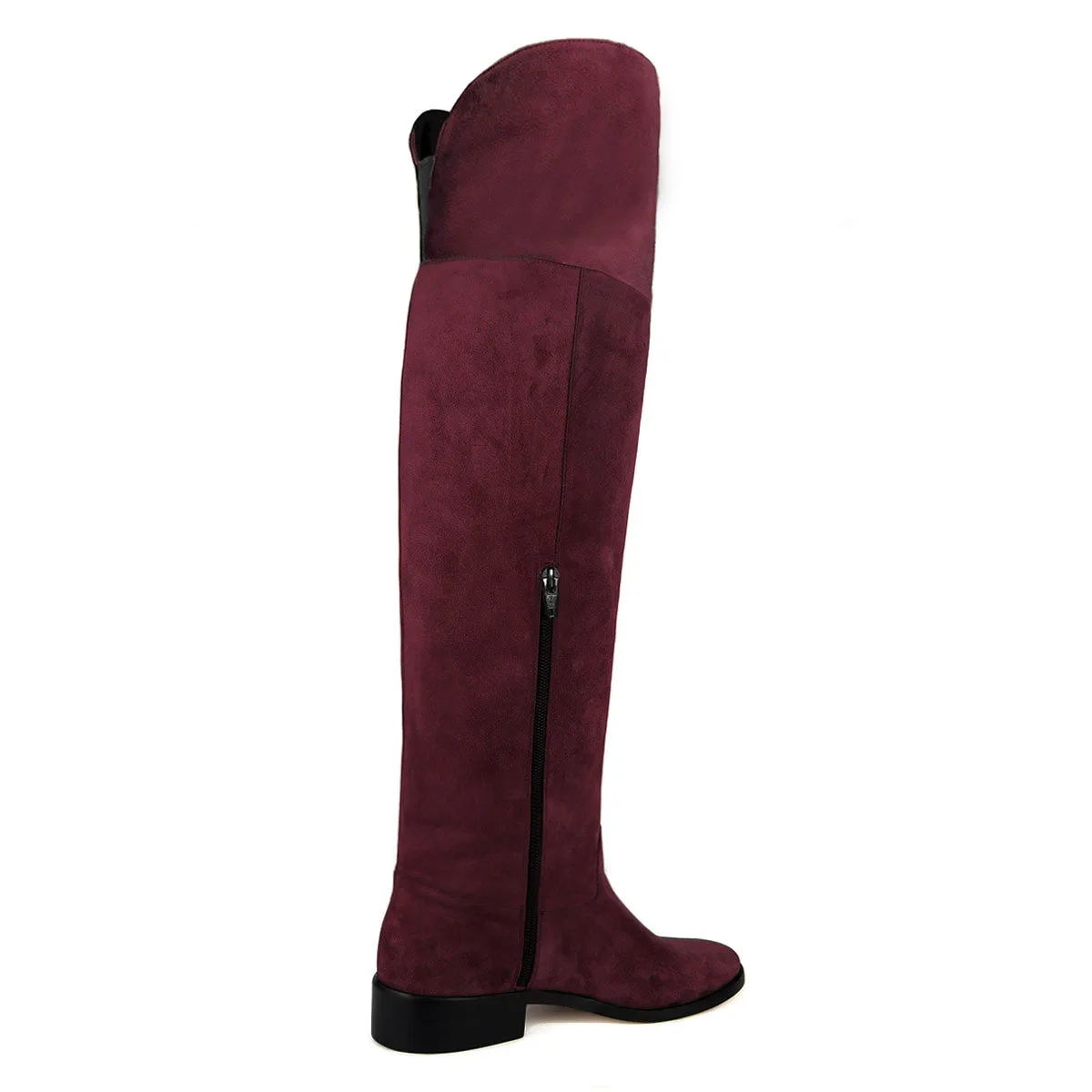 Diana suede, burgundy